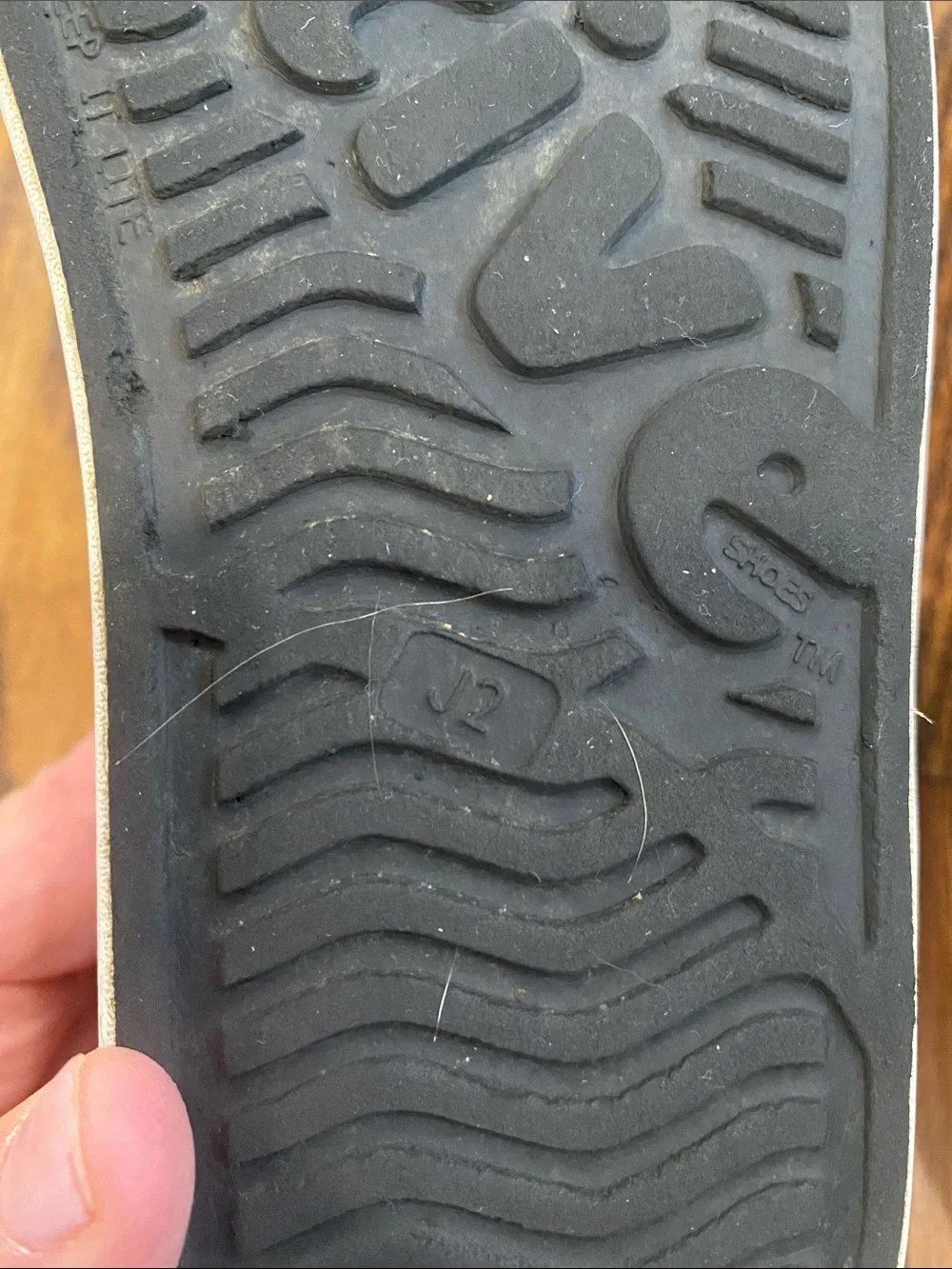 Kids black Native Jefferson slip on shoes, size 2. Great condition.